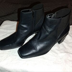 Nicole Black Ankle Booties